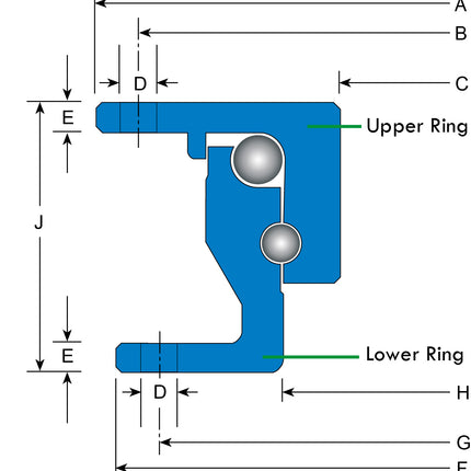 Double Row Ball Bearing Semi Trailer Turntable